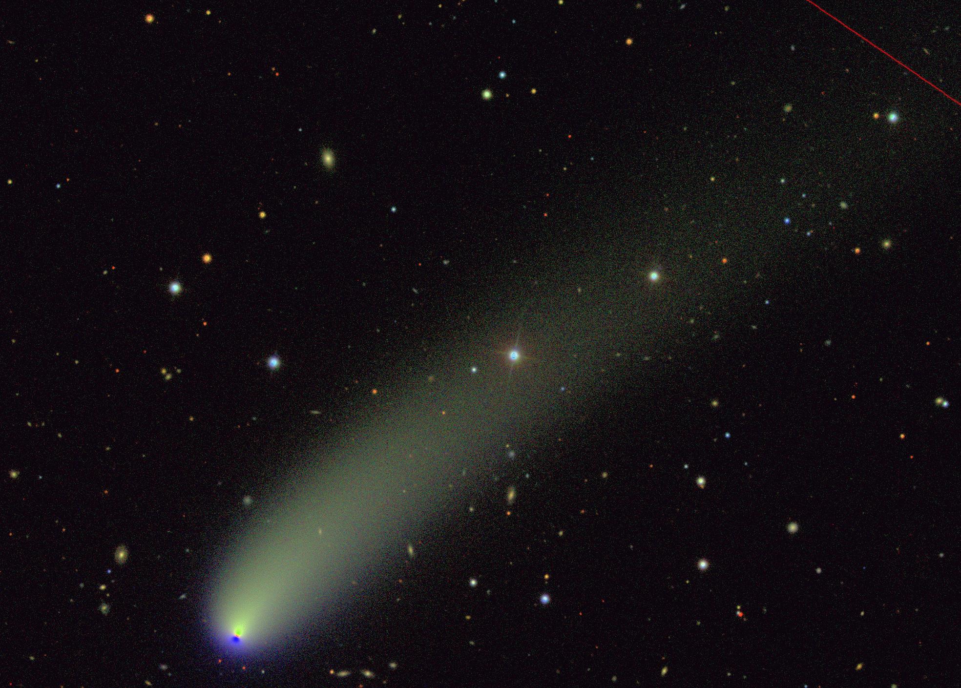 The comet and the galaxy - World Wind Forums