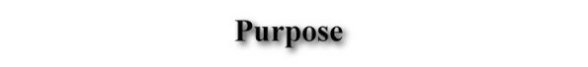 The Shape of the Universe: Purpose