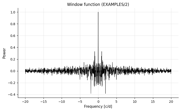 Window function
